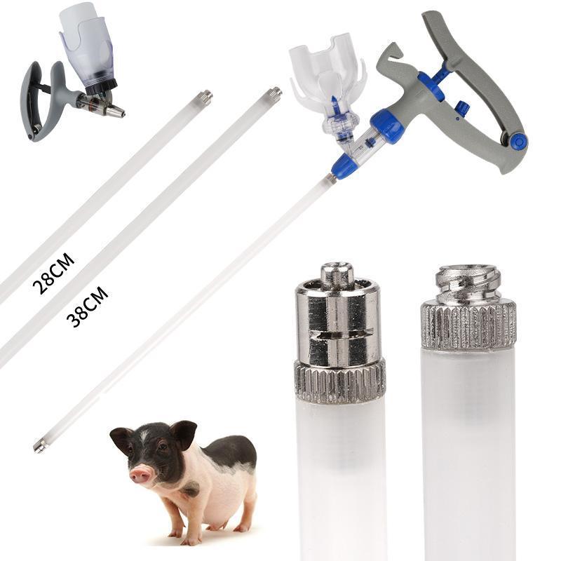Veterinary Syringe Gun - 1-10Ml Veterinary Continuous Injector with Extension