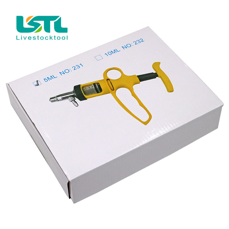 Veterinary Syringe Gun - 5ML Veterinary Drench Gun Animal Continuous