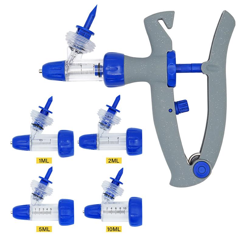 Veterinary Syringe Gun - 1/2/5/10Ml Automatic Veterinary Continuous Syringe Animal