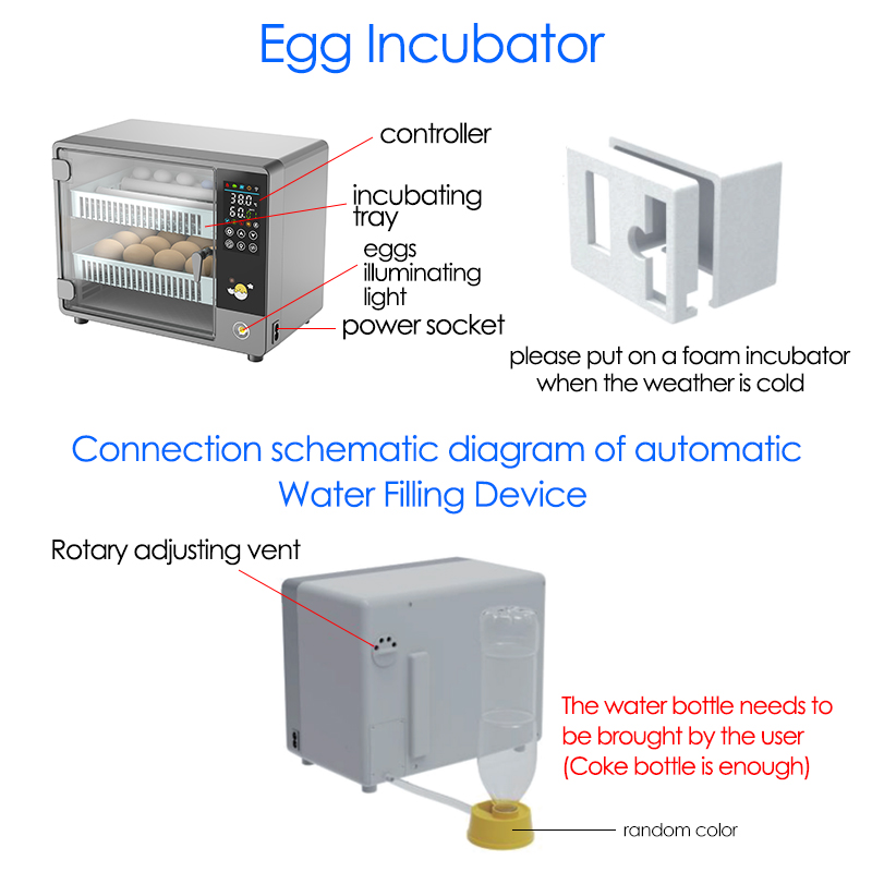 24 Eggs Full Automatic Turning - Quail Egg Incubator review and price