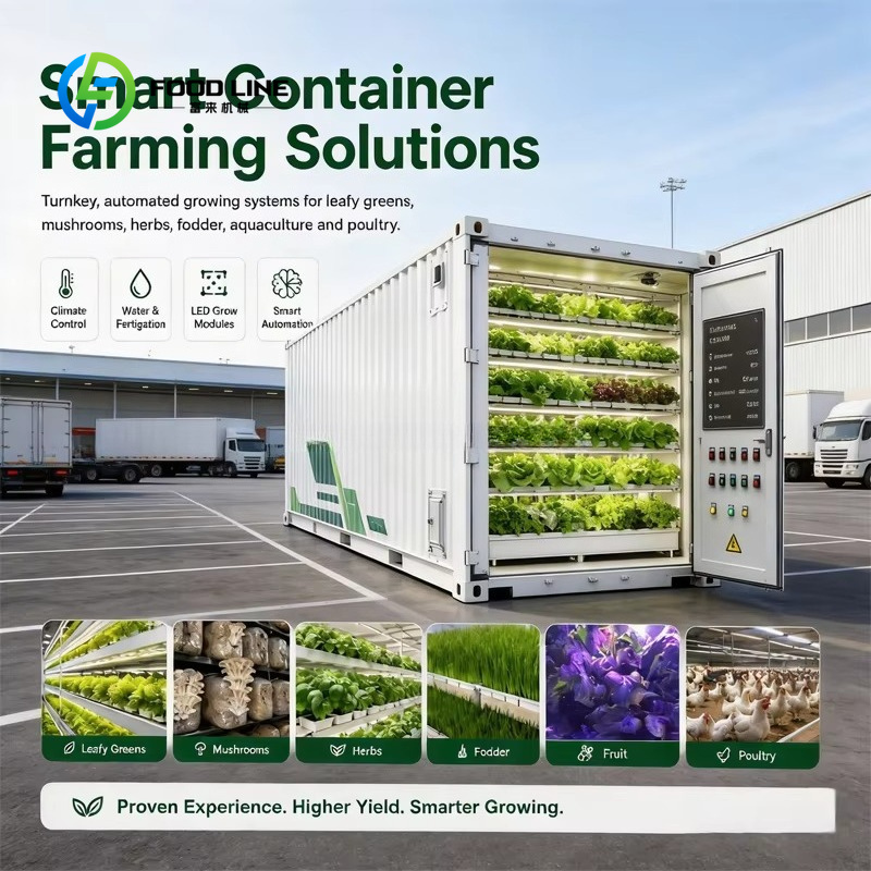 Hydroponic Container Farm for  - Farming Agriculture Project review and price