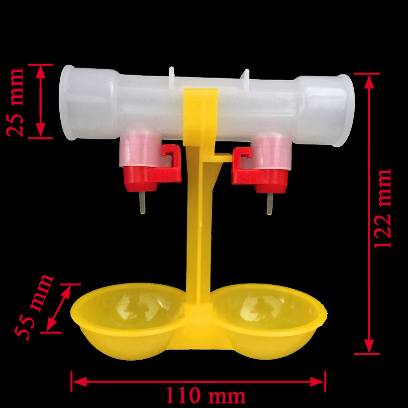 Chicken waterer double nipple  - Chicken Nipple Drinker review and price