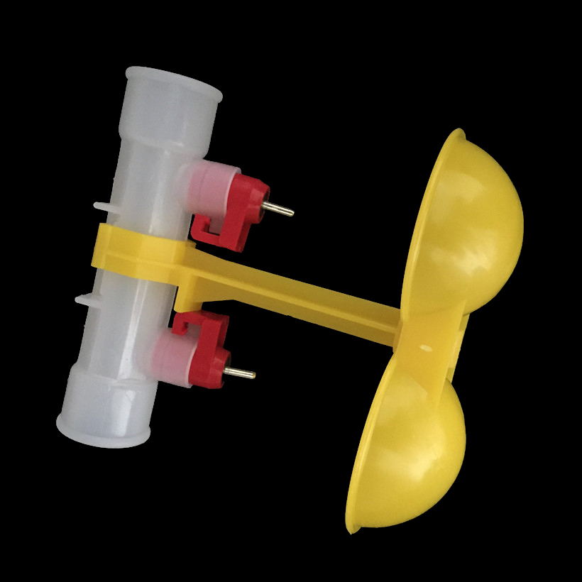 Chicken waterer double nipple  - Chicken Nipple Drinker review and price