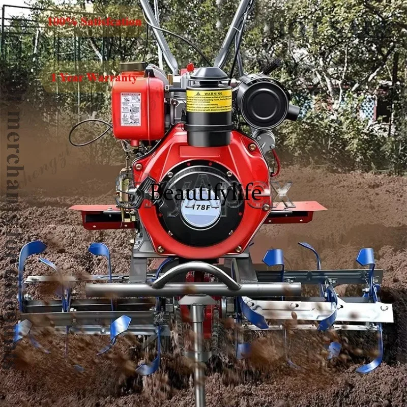 a55  New Mini Rotary Tiller Ho - Farming Agriculture Land review and price