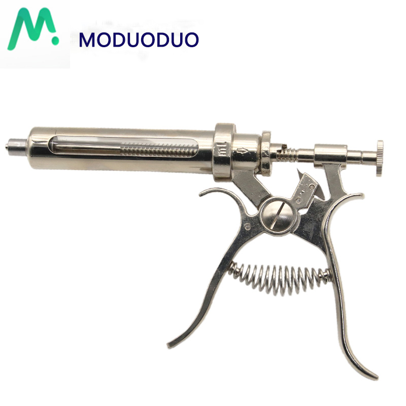 1PC 10ml 20 ml 30ml 50ml Metal - Veterinary Syringe Gun review and price