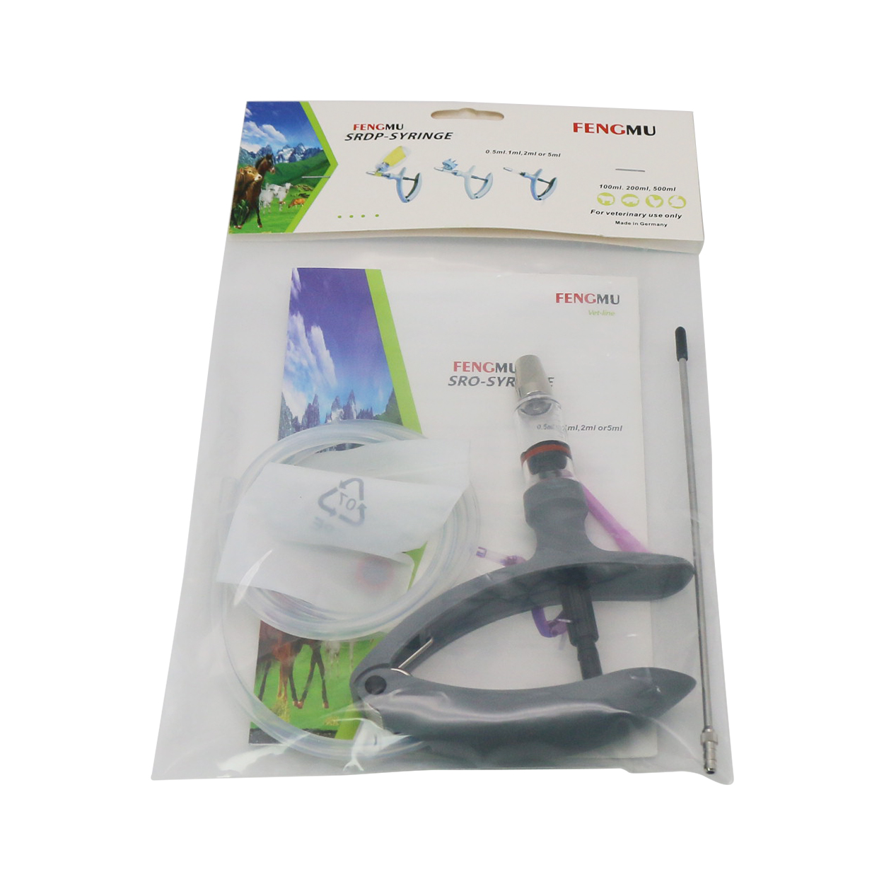 1 Pc 2ml / 5ml Animal Continuo - Veterinary Syringe Gun review and price