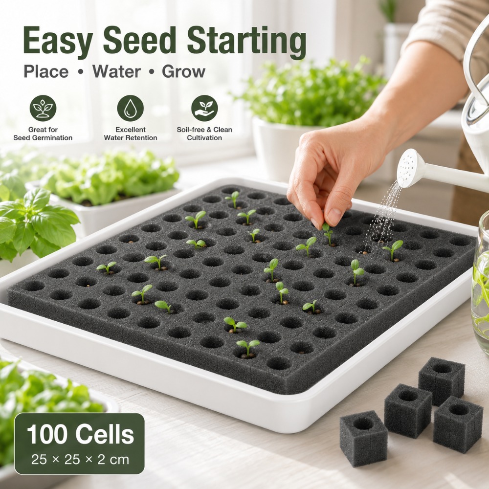 Soilless Hydroponic Plant Spon - Nursery Plug Tray review and price
