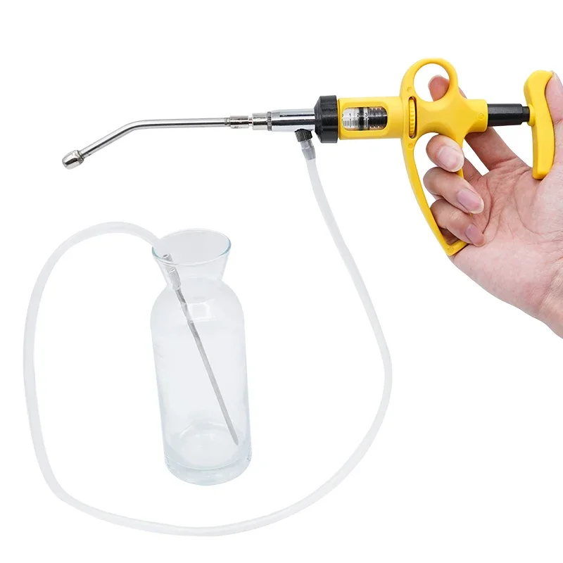 1 Pc 5/10 ml Animal Continuous - Veterinary Syringe Gun review and price