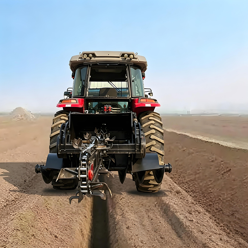 Agricultural Tractor Trencher  - Farming Agriculture Land review and price