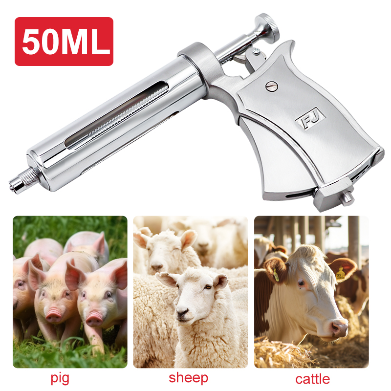50ml Semi-automatic Adjustable - Veterinary Syringe Gun review and price