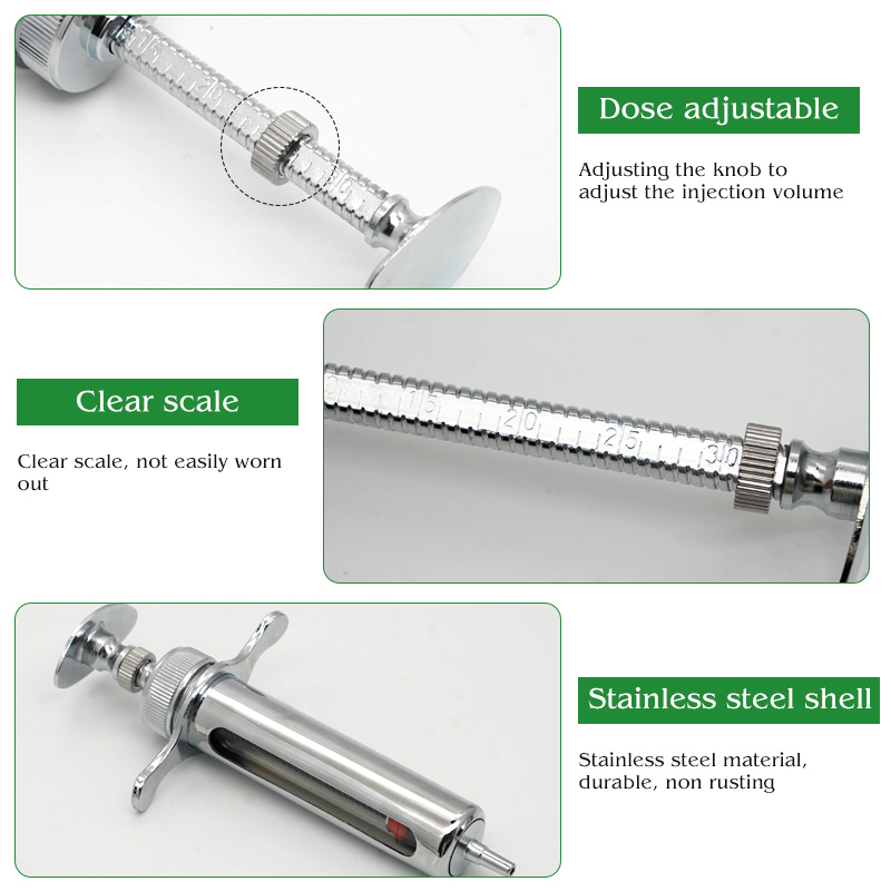 Animal Veterinary Syringes Met - Veterinary Syringe Gun review and price