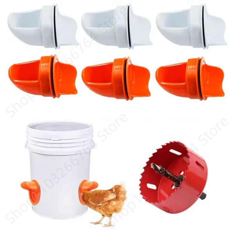 Automatic Gravity Chicken Feed - Chicken Nipple Drinker review and price