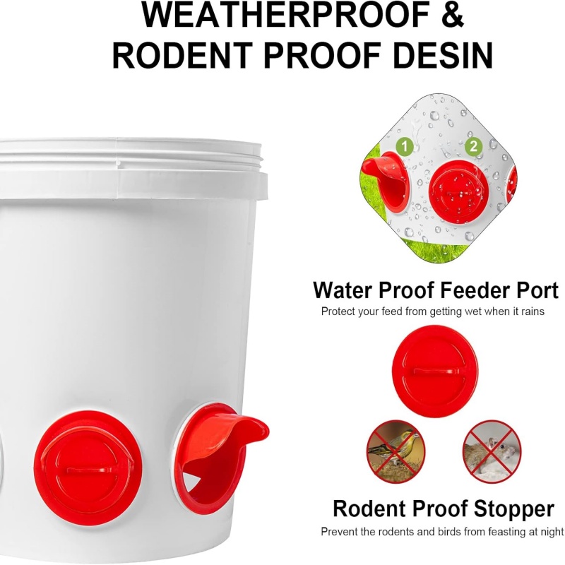 Automatic Gravity Chicken Feed - Chicken Nipple Drinker review and price